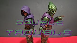 SHF and Marvel Legends SpiderMan No Way Home Green Goblin Review [upl. by Allemac]