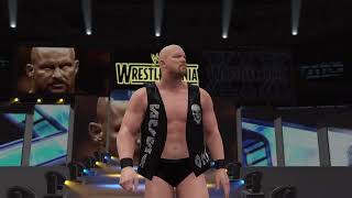 stone cold vs the rock wrestlemania match [upl. by Mohandas1]