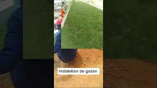 Instalation de gazon par SKFA [upl. by Airotnes]