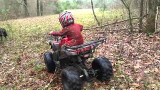 Coolster 125cc 3125XR8 test ride youth atv [upl. by Avigdor396]