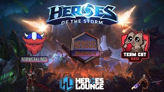 HOTS Heroes Lounge Div 2  Norweaklings vs Team Cat Red [upl. by Jayson]