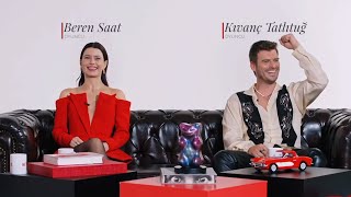 Beren Saat amp Kivanç Tatlituğ 1st guests of new quotAjabaquot show with Ibrahim Selim Englishمترجم عربي [upl. by Kessler502]