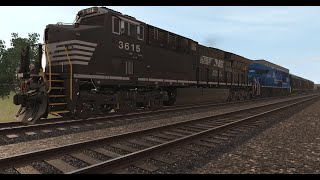 Norfolk Southern Sterling Heights Secondary In Trainz 22 WIP Read Description before Video [upl. by Roxie]