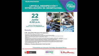 LIMPIEZA DESINFECCIÓN Y ESTERILIZACIÓN EN ODONTOLOGÍA [upl. by Daniela]