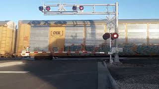 NB UP Autoracks Train With GP402 in Greeley Co RockyMountainRailfan [upl. by Adhamh]