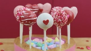 How to Make Valentines Day Cake Pops [upl. by Lunneta149]