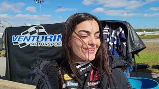 Toni Breidinger ARCA Toledo Pre Race Interview [upl. by Dalila]