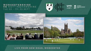 🔴 Worcestershire vs Nottinghamshire  LVCounty Championship [upl. by Anyale]