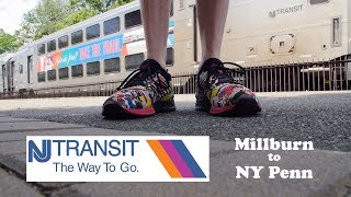 New Jersey Transit Millburn to NY Penn [upl. by Milburt]