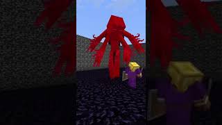 Noob vs Enderman mutante Minecraft bedrock mod mutantes [upl. by Rebmac]