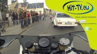 ADAC Sachsenring Classic 2014  Korso vom Ring nach Hohenstein Ernstthal Onboard [upl. by Natalina625]