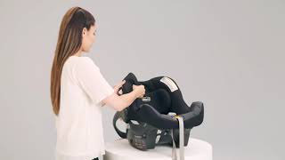 Chicco KeyFit 35 Infant Car Seat  Removing the Fabrics [upl. by Eyaj235]