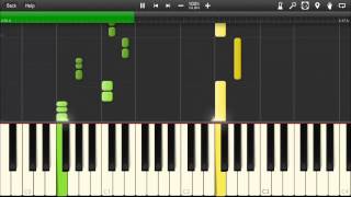 Troll Song  MEME SONG PianoSynthesia [upl. by Nylave]