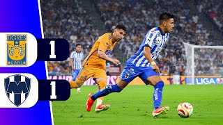 MONTERREY IGUALA 1  1 ANTE TIGRES POR LOS CUARTOS DE FINAL VUELTA LIGA MX  REY DEPORTIVO [upl. by Tullusus767]