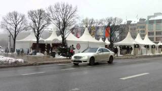 Very Nice Mercedes S 65 AMG take off in Hamburg [upl. by Trefor]