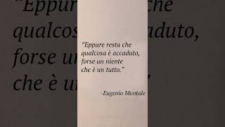 Eugenio Montale 📖 montale poesia poesia poeta frasi citazioni cultura letteratura [upl. by Keiko]