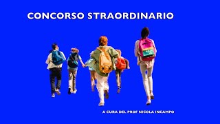 CONCORSO STRAORDINARIO [upl. by Ahsaenat]