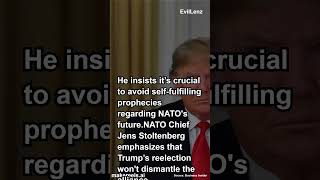 NATO Chief Assures Trump’s Reelection Wont End the Alliance [upl. by Relyc347]