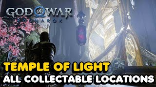 God Of War Ragnarok  Temple Of Light All Collectables Location Guide [upl. by Nickelsen]