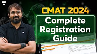 CMAT 2024 Complete Registration Guide  Ronak Shah [upl. by Nnayelhsa]