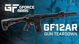 GForce Arms  GF12AR SemiAutomatic Shotgun Firearm Teardown [upl. by Animas]