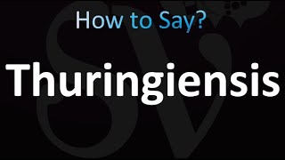 How to Pronounce Thuringiensis correctly [upl. by Onidranreb]