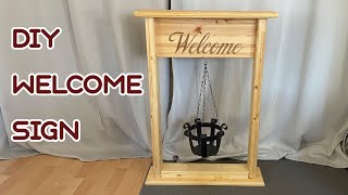 How to Make a Beautiful Welcome Sign for Your Home [upl. by Staford]