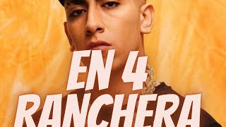 En 4 En Cuashtro Remix Ranchero  Jordan 23  Ariel Aqueveque [upl. by Beall588]