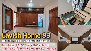 Lavish Home 93  Designer New Independent 4BHK For Sale in North Bengaluru [upl. by Iasi659]