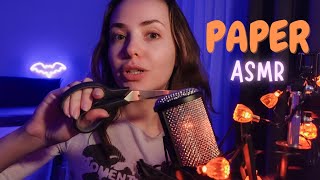 ✂️ ASMR paper ripping and cutting 📜 [upl. by Nerad]