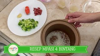 RESEP BUBUR MPASI 4 BINTANG FOUR STAR WEANING FOODS RECIPE [upl. by Rednaeel]