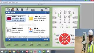 الدرس الثانى ربط وتنصيب الجهاز setup total station ts11 ts15 [upl. by Jefferson318]