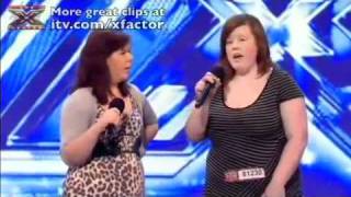 GIRL PUNCHED IN THE FACE X FACTOR AUDITIONS 2010 [upl. by Ecyt]