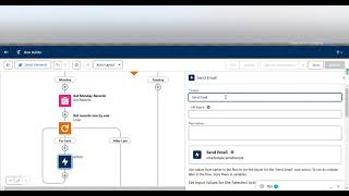 Send Daily Email Using salesforce flow builder [upl. by Eissalc]