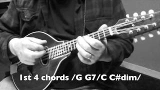 Simple Swing Chords  Mandolin Lesson [upl. by Kcirad]