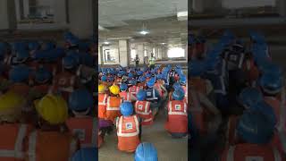 Safety officer speech about health and safety to construction workers [upl. by Linell398]