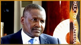 Aliko Dangote Africas richest man  Talk to Al Jazeera [upl. by Kelby]