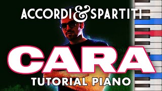 CARA Tutorial Pianoforte  Lucio Dalla [upl. by Ylecic]