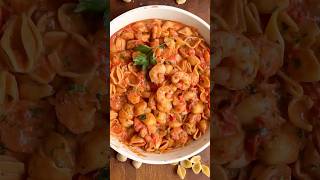 Shrimp Pasta 🍝 pastarecipe [upl. by Nailliw]