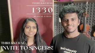 The Thirukkural 1330  An Invite to Singers around the globe [upl. by Euv483]