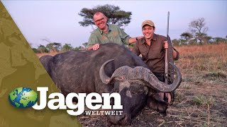 Die Perle Afrikas  Jubiläumsgewinner auf Büffel und Plainsgame in Uganda  Teil 1 [upl. by Augie178]