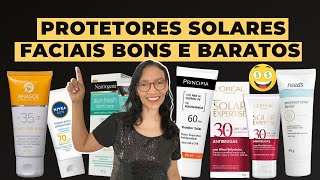 7 PROTETORES SOLARES BARATOS PARA PROTEGER SUA PELE SEM GASTAR MUITO em 2024 [upl. by Githens]