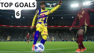 Top 5 eFootball Goals 6 🏆INSANE🏆 4K 60FPS [upl. by Beaumont]