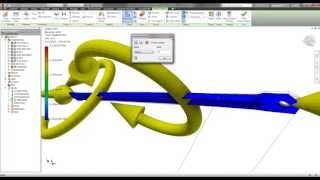 Autodesk Inventor Simulation  Analisis FEA usando Fuerzas Resultantes [upl. by Ybrek314]