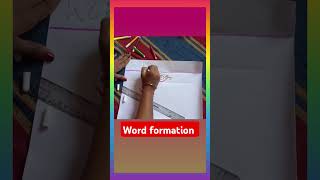 Word FormationENGLISH word youtube  shorts [upl. by Moynahan192]