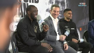 quotYou didnt quit Tell the truthquot Full Crawford v Khan postfight press conference [upl. by Gannon]