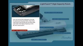 Swingline Light Touch High Capacity Punch  74030 [upl. by Ttej428]