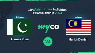 Hamza Khan vs Harith Danial  Final  on myco [upl. by Newkirk753]