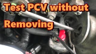 PCV Valve System Check NO removing the Valve Quick Easy Genius Toyota V6 [upl. by Okeim]