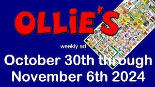 OLLiES weekly ad October 30th through November 6th 2024 [upl. by Fremont]